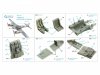 Quinta Studio QD72141 Me 410 3D-Printed coloured Interior on decal paper (Airfix) 1/72